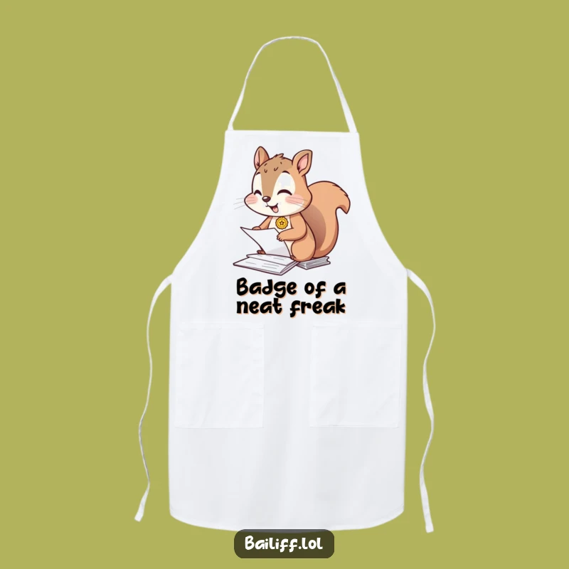 Funny Giggling Squirrel Apron - Hilarious Kitchen Helper for Culinary Fun