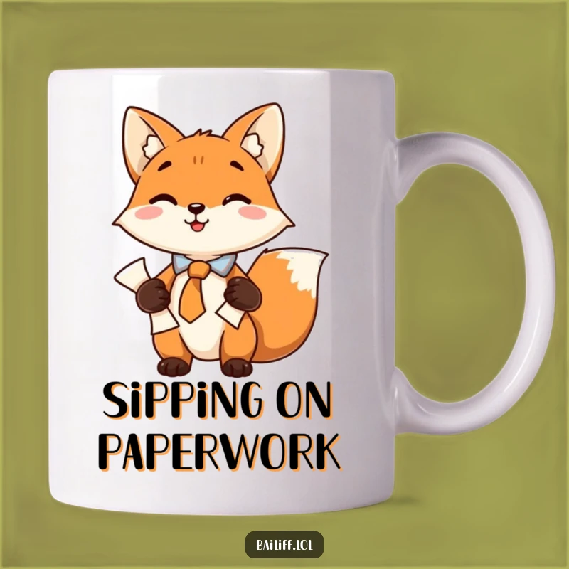Funny Fox Lawyer Mug - Clever Professional and Hilarious Gift