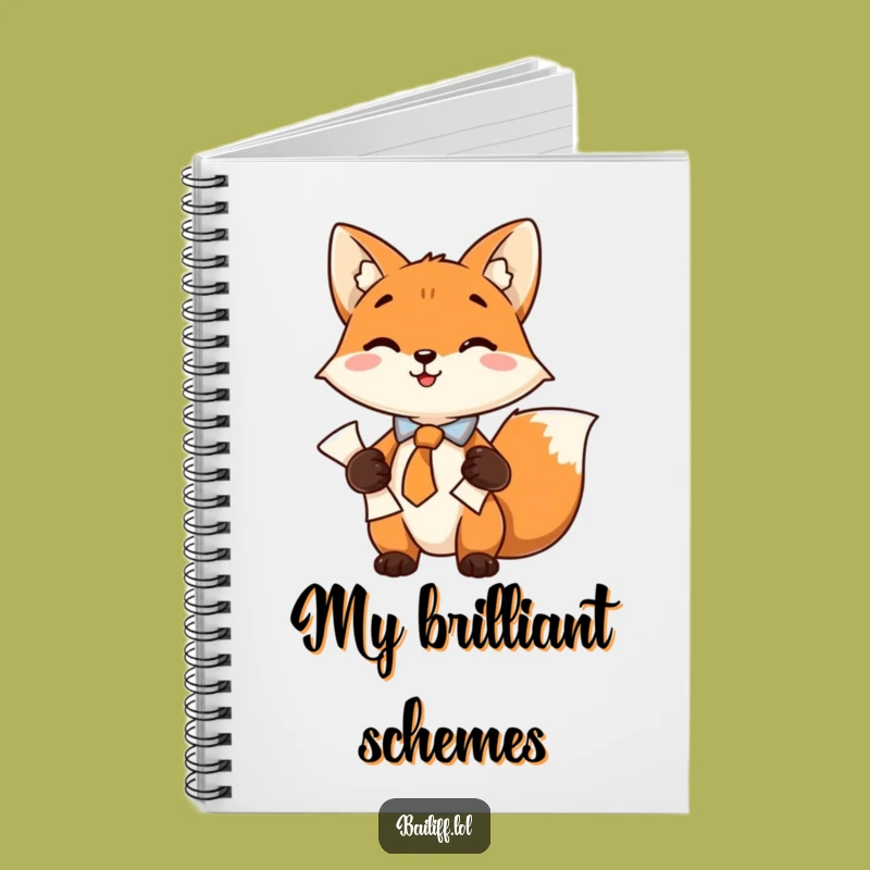 Funny Fox Lawyer Notebook - Jot Down Plans with Foxy Precision